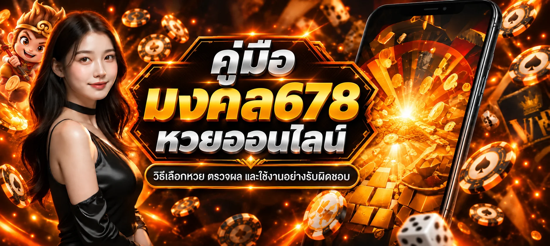 มงคล678 หวยออนไลน์ | คู่มือเลือกหวยและตรวจผล